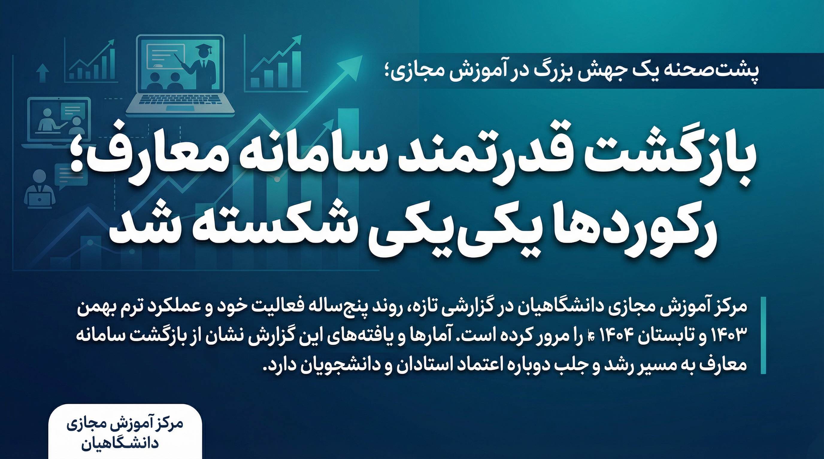 بازگشت قدرتمند سامانه معارف؛ رکوردها یکی‌یکی شکسته شد